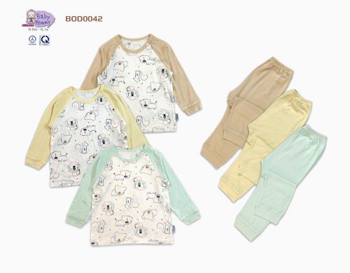 BOD0042 - Bộ dài raplan cài vai BabyMommy