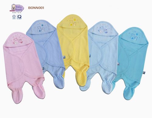 BONN001 - Bộ nhái ngủ vải dệt bông BabyMommy
