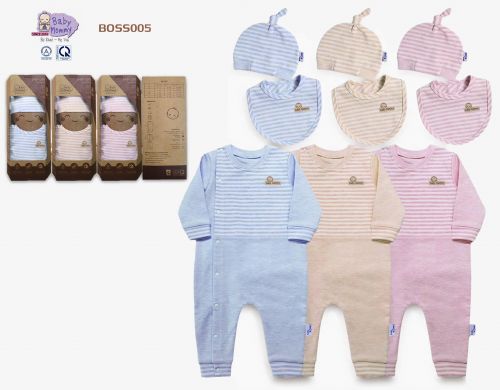 BOSS005 - Set hộp quà sơ sinh 3 món BabyMommy