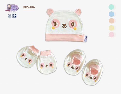 BOSS016 - Bộ nón+bao tay, chân tai thú BabyMommy