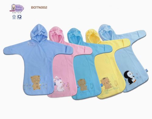BOTN002 - Bộ túi ngủ tay dài vải dệt bông BabyMommy