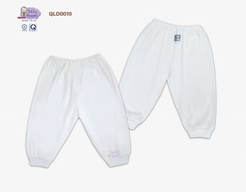 QLD0019 - Quần dài trắng bo BabyMommy