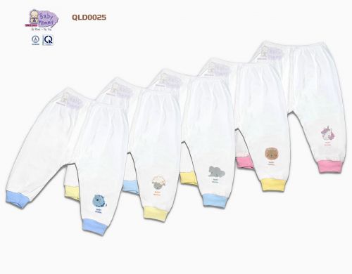 QLD0025 - Quần đáy nem trắng in bo BabyMommy