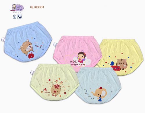 QLN0001 - Quần đáy ngang màu in mông BabyMommy