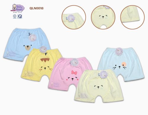 QLN0018 - Quần ngắn màu in mông BabyMommy