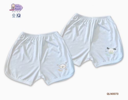 QLN0073 - Quần short viền trắng in BabyMommy
